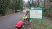 Début de la piste cyclable à St Gervais. 